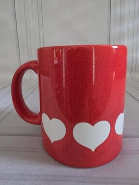 Vintage Waechtersbach Red Heart Mug